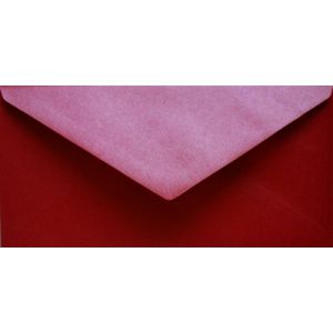 Koperta Logos DL Bordowa, 110g, 1szt